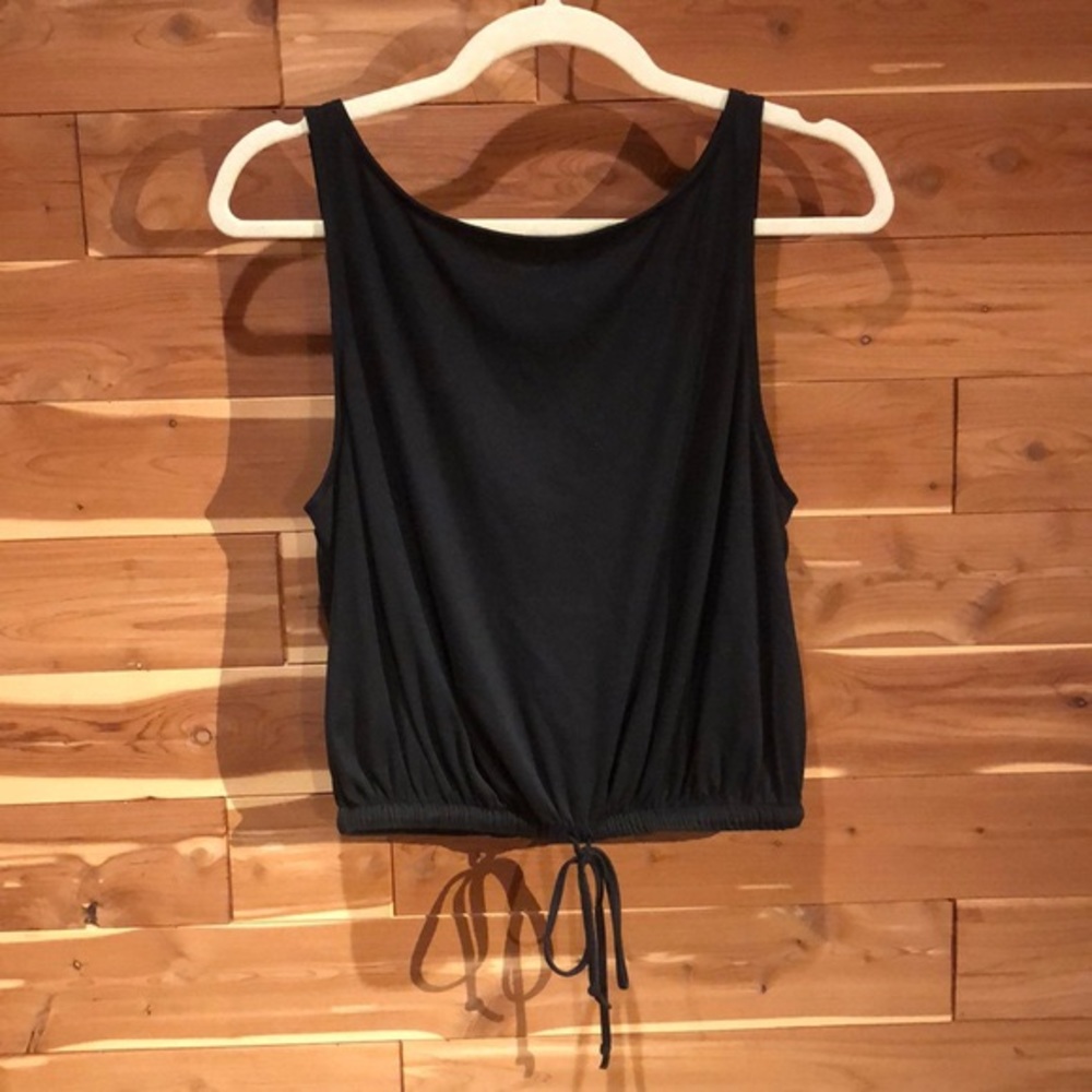 Urban Outfitters Black Tank Top with Ties